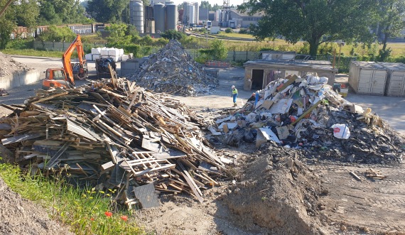 Réception des déchets en mélange