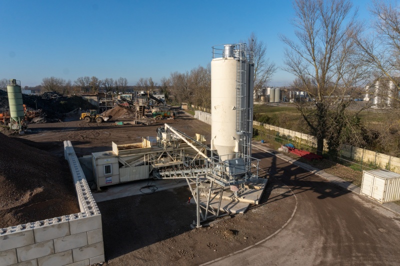 La Sarm s’équipe d’une centrale à béton !